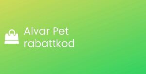 Alvar Pet rabattkod