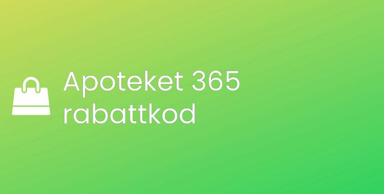 Apoteket 365 rabattkod