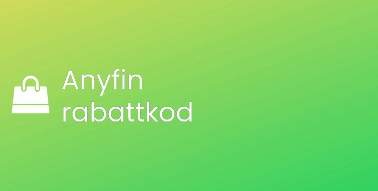 Anyfin rabattkod