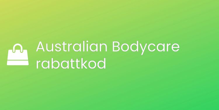 Australian Bodycare rabattkod