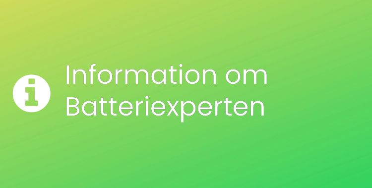 Batteriexperten Sektionsrubrikbild