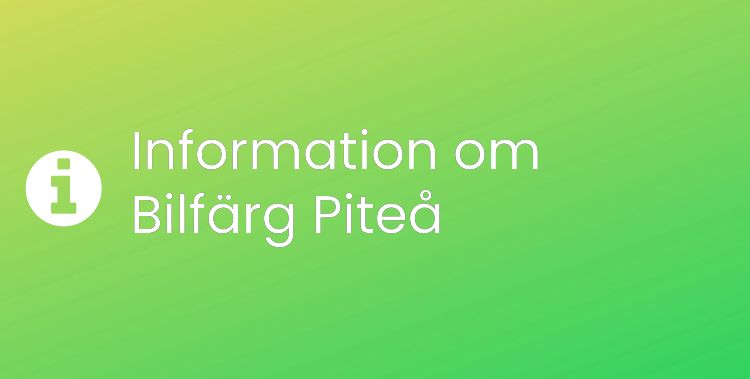Bilfärg Piteå Sektionsrubrikbild