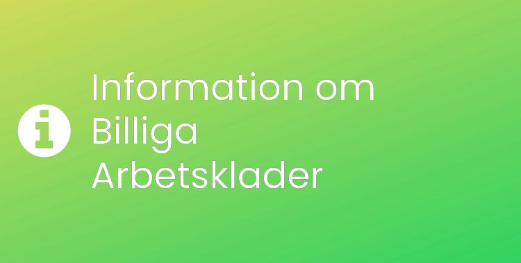 Billiga Arbetsklader Sektionsrubrikbild