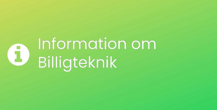 Billigteknik Sektionsrubrikbild
