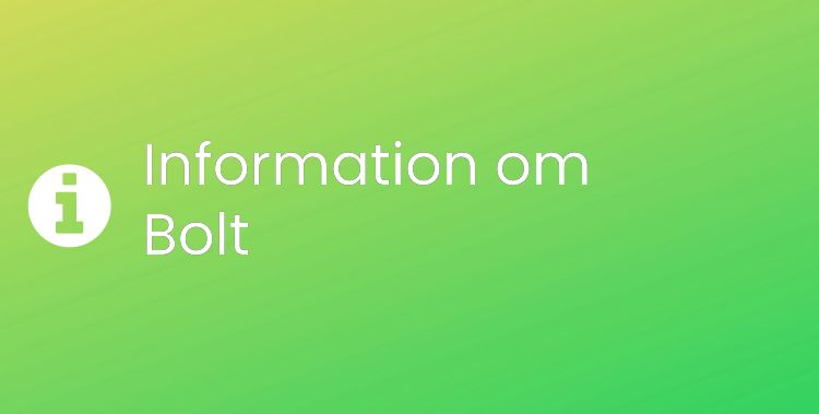 Bolt Sektionsrubrikbild