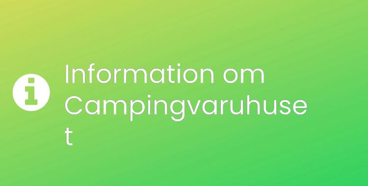 Campingvaruhuset Sektionsrubrikbild