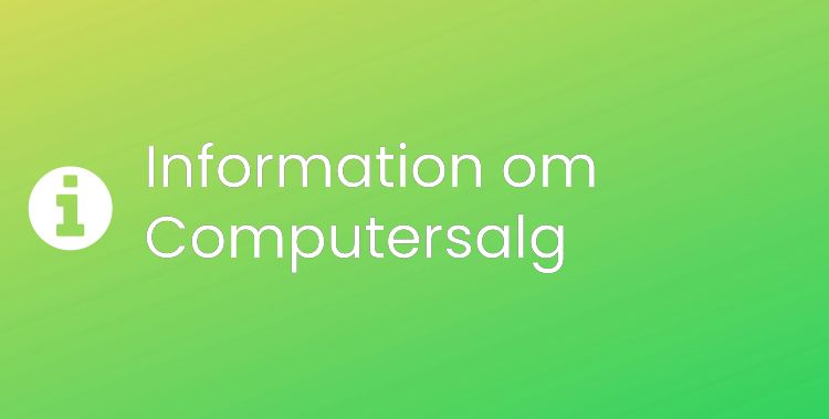 Computersalg Sektionsrubrikbild