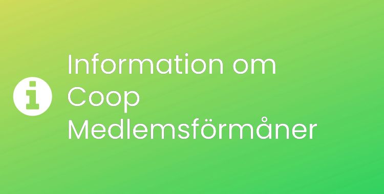Coop Medlemsförmåner Sektionsrubrikbild