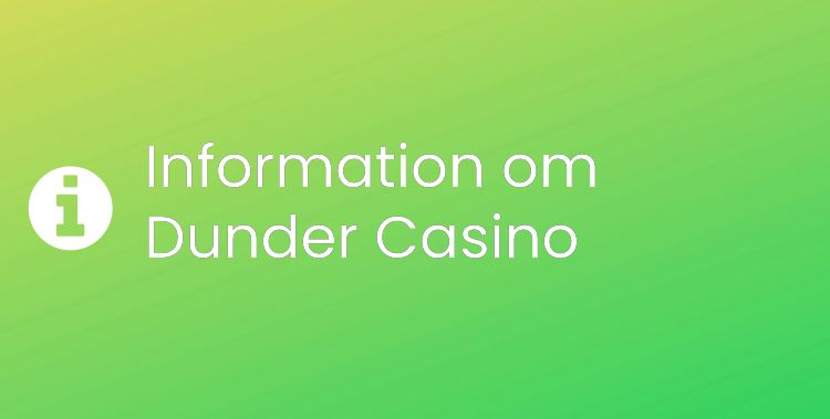 Dunder Casino Sektionsrubrikbild