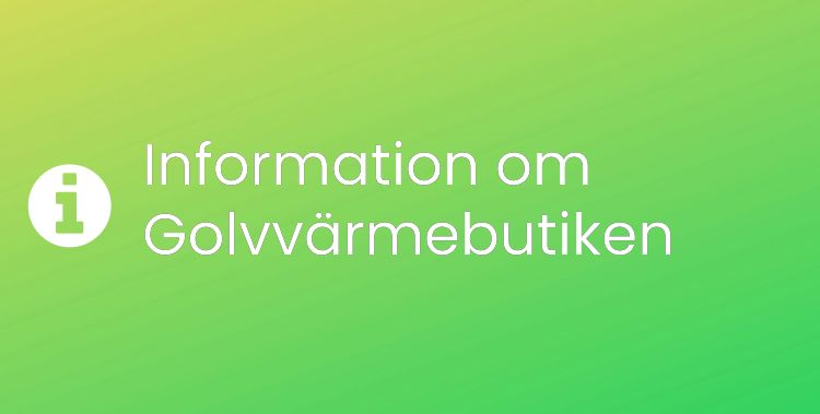 Golvvärmebutiken Sektionsrubrikbild
