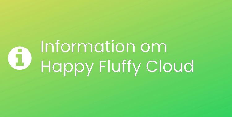 Happy Fluffy Cloud Sektionsrubrikbild