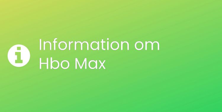 Hbo Max Sektionsrubrikbild