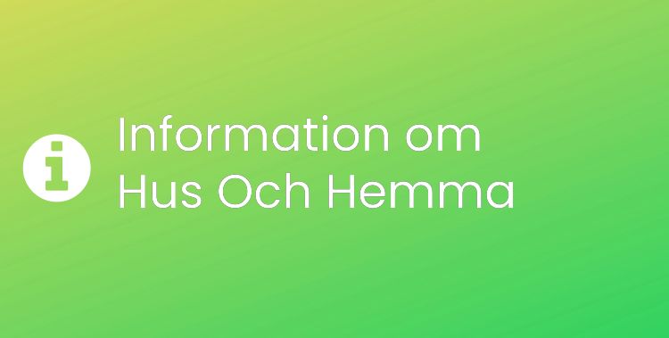 Hus Och Hemma Sektionsrubrikbild