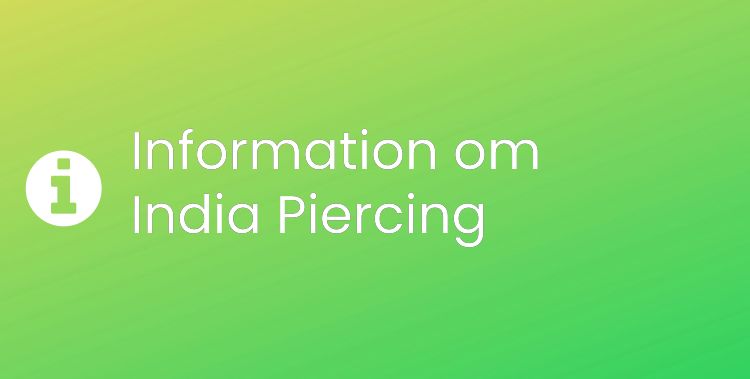 India Piercing Sektionsrubrikbild