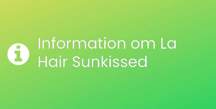 La Hair Sunkissed Sektionsrubrikbild
