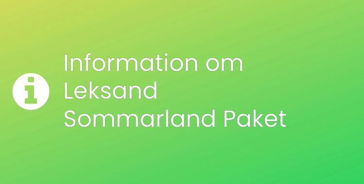 Leksand Sommarland Paket Sektionsrubrikbild