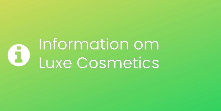 Luxe Cosmetics Sektionsrubrikbild