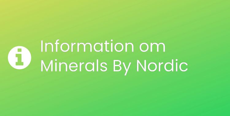 Minerals By Nordic Sektionsrubrikbild