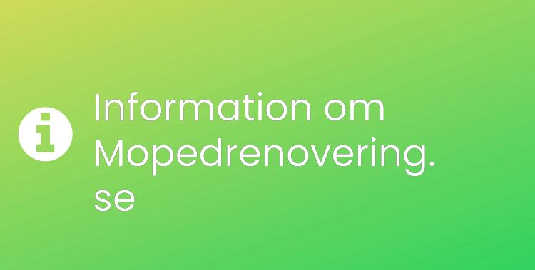Mopedrenovering.se Sektionsrubrikbild