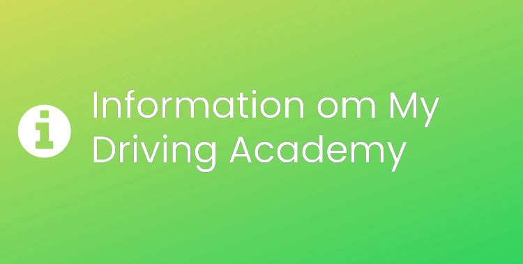My Driving Academy Sektionsrubrikbild