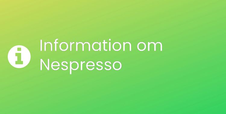 Nespresso Sektionsrubrikbild
