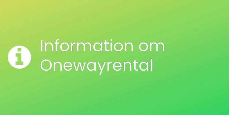 Onewayrental Sektionsrubrikbild