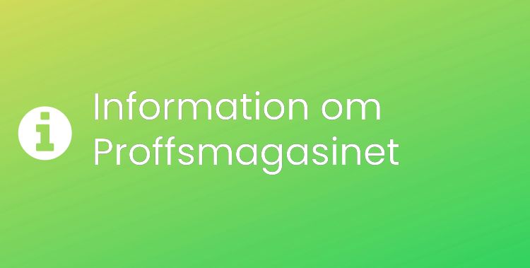 Proffsmagasinet Sektionsrubrikbild