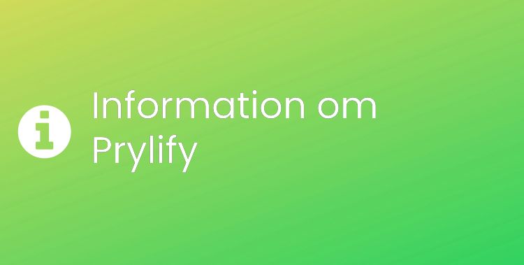 Prylify Sektionsrubrikbild