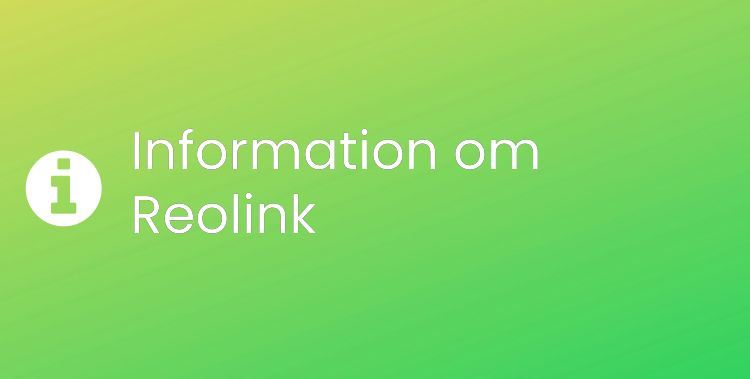 Reolink Sektionsrubrikbild
