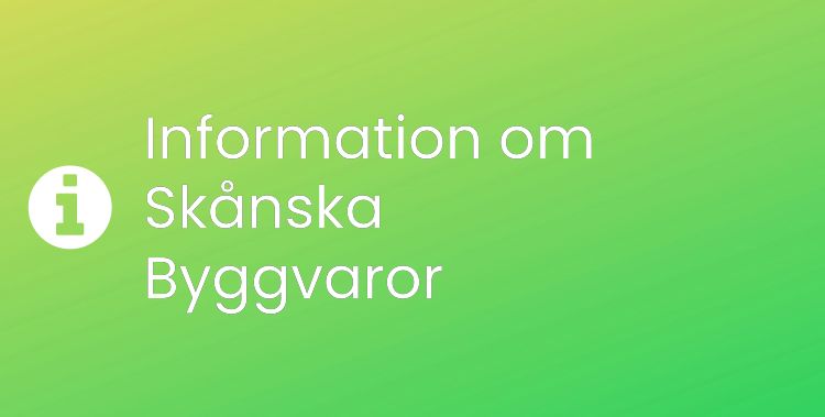 Skånska Byggvaror Sektionsrubrikbild