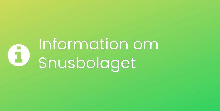 Snusbolaget Sektionsrubrikbild