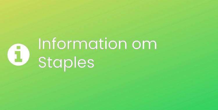 Staples Sektionsrubrikbild