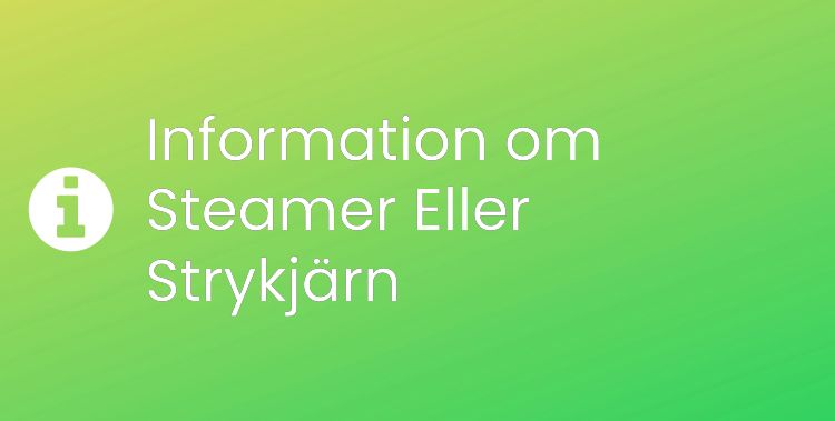 Steamer Eller Strykjärn Sektionsrubrikbild