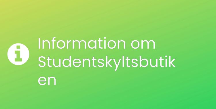 Studentskyltsbutiken Sektionsrubrikbild