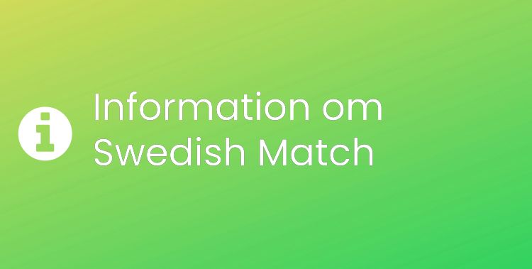 Swedish Match Sektionsrubrikbild