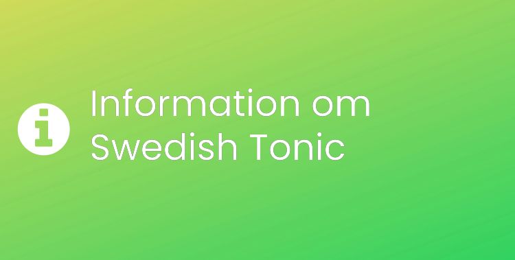 Swedish Tonic Sektionsrubrikbild