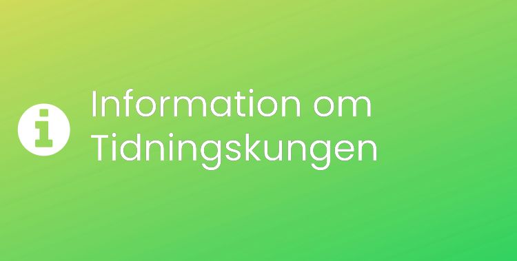 Tidningskungen Sektionsrubrikbild
