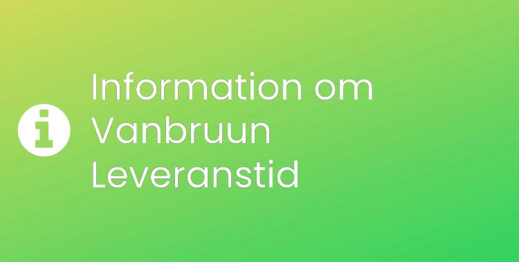 Vanbruun Leveranstid Sektionsrubrikbild