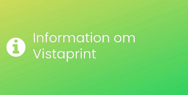Vistaprint Sektionsrubrikbild