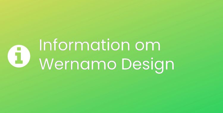 Wernamo Design Sektionsrubrikbild